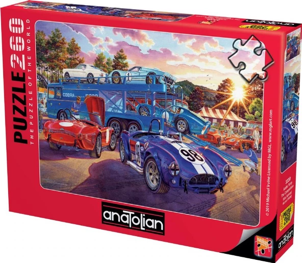 Anatolian 260 Parça Araba Yarışı Puzzle - Resim 2