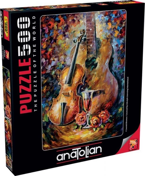 Anatolian 500 Parça Gitar ve Keman Puzzle - Resim 2