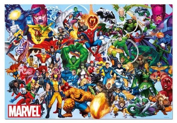 Educa 1000 Parça Marvel Kahramanları Puzzle (Educa 15193)