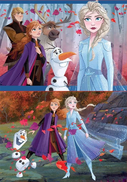 Educa 2x48 Parça Frozen 2 Puzzle Yapboz - 2