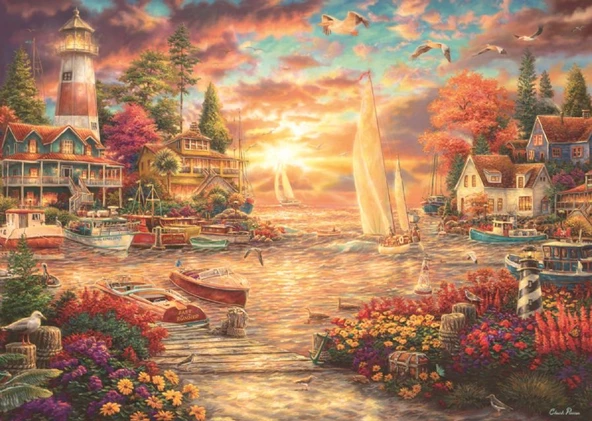 Anatolian 3000 Parça Limanda Gün Sonu Puzzle