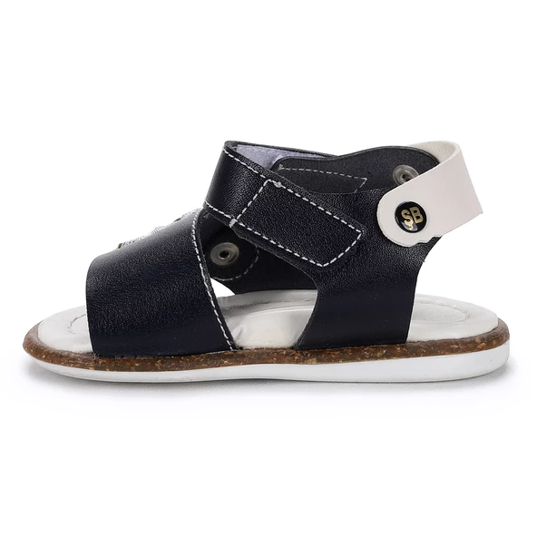 Kiko Kids Günlük Erkek Çocuk İlk Adım Sandalet Şb 243-50 Lacivert - Beyaz - 5