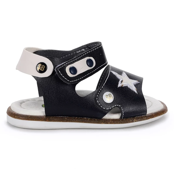 Kiko Kids Günlük Erkek Çocuk İlk Adım Sandalet Şb 243-50 Lacivert - Beyaz - 4