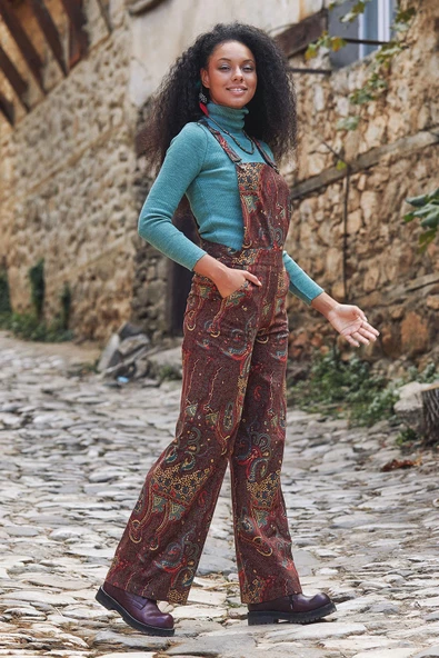 Bol Paça Salopet Kadın Tulum - 2