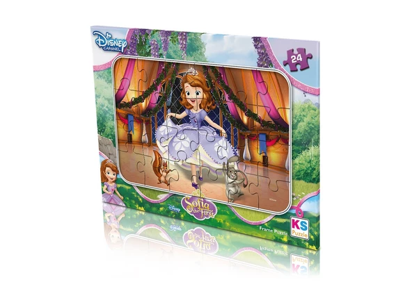 Disney Sofia (Sofia the First) Lisanslı Frame Puzzle/Yapboz 24'parça