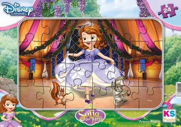 Disney Sofia (Sofia the First) Lisanslı Frame Puzzle/Yapboz 24'parça - 2
