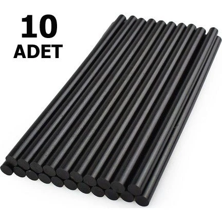 Emba Silikon Kalın 10Mm Siyah - 10 Lu Paket - 3