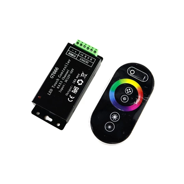 Ledx Ct-666 Rgb Kontrol Kumandası 12-24V 18A Dokunmatik