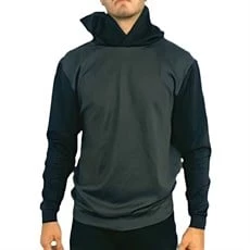 Kolları Siyah Spor Gri Sweatshirt ürün görseli