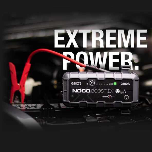 NOCO GBX75 12V 2500Amp Ultrasafe Lityum Akü Takviye + Powerbank + Led Lamba - 11