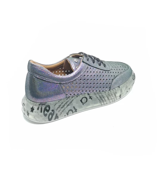 Janestt Kadın Hakiki Deri Sneaker 245-318803 - 5