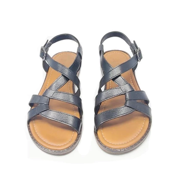 Janestt Kadın Hakiki Deri Sandalet 180-1491 - 7