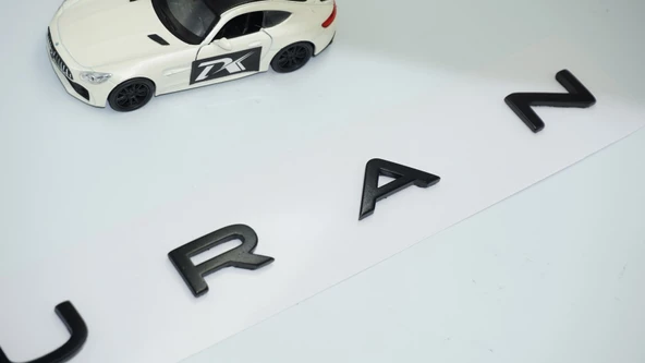 DK Tuning Touran Yeni Bagaj Siyah ABS Yazı Logo Volkswagen İle Uyumlu - Resim 3