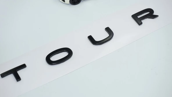 DK Tuning Touran Yeni Bagaj Siyah ABS Yazı Logo Volkswagen İle Uyumlu - Resim 2