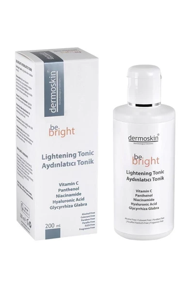 Dermoskin Be Bright Lightening Aydınlatıcı Tonik 200 Ml (SKT:12/2025)