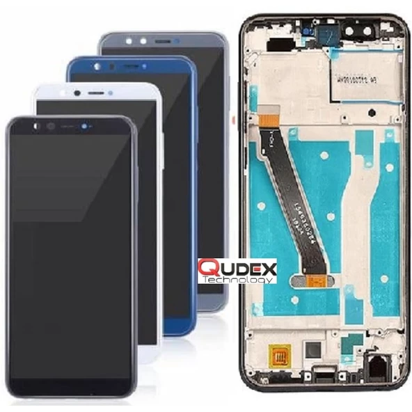 Qudex Honor 9 Lite Ile Uyumlu Lcd Ekran Dokunmatik Çıtalı