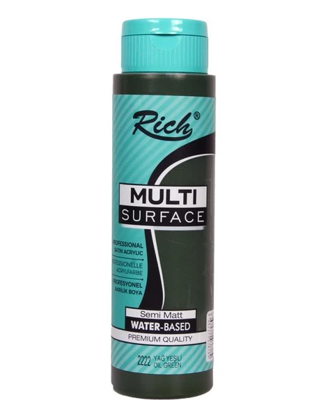 Rich Multi Surface Akrilik Boya Yağ Yeşili 500cc