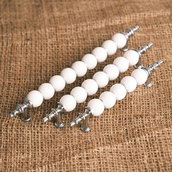 Misket Porselen Görünümlü Kulp Modelleri Mobilya Çekmece Mutfak Dolap Kulbu