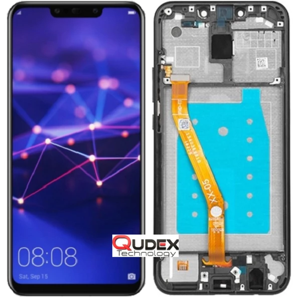 Qudex Mate 20 Lite Ile Uyumlu Lcd Ekran Dokunmatik Çıtalı