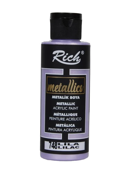 Rich Metalik Akrilik Boya Lila 120ml