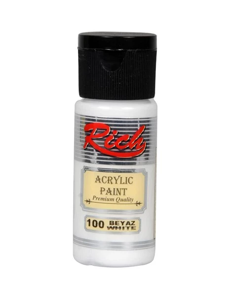 Rich Akrilik Boya Beyaz 30cc