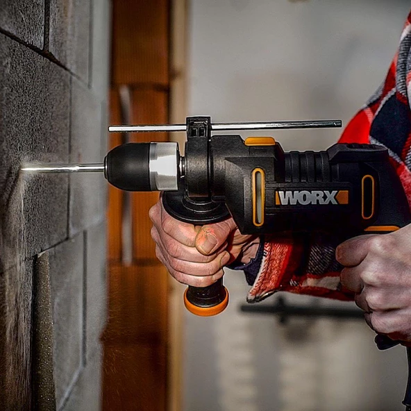 WORX WX317.2 600Watt 13mm Profesyonel Darbeli Matkap - 2