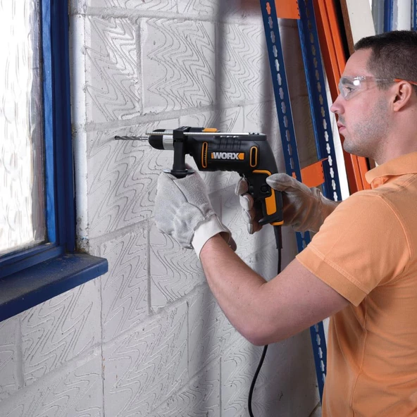WORX WX317.2 600Watt 13mm Profesyonel Darbeli Matkap - 7