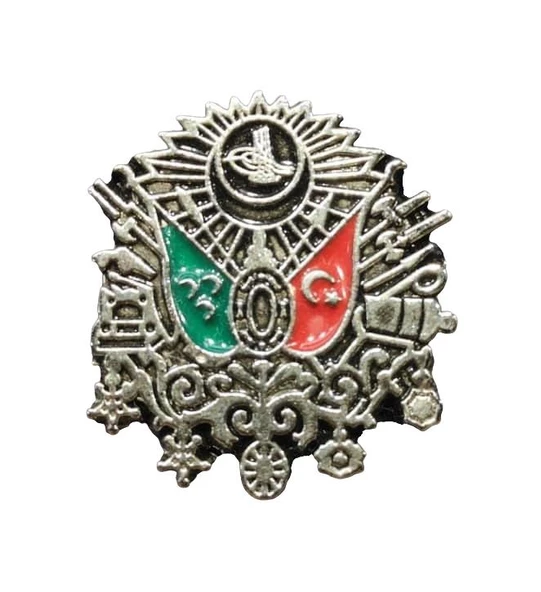 Osmanlı Devlet Arması Yaka Rozeti - 2