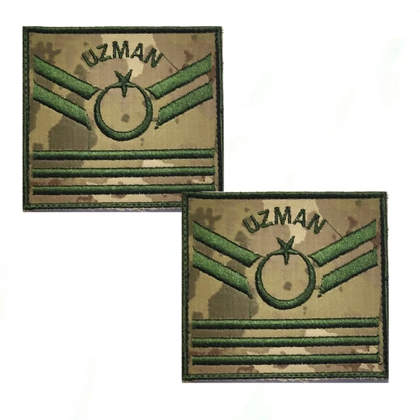 UZMAN ÇAVUŞ RÜTBE YENİ KAMUFLAJ - CIRTLI - 2