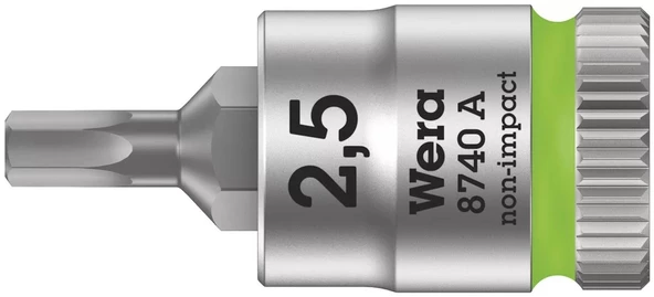 Wera 8740 A Hex-Plus 1/4" Lokma 2,5x28mm 05003331001