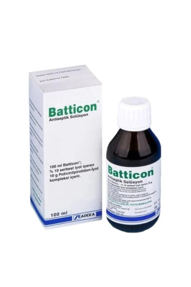 Adeka Batticon Antiseptik Solüsyon 100 Ml (SKT:02/2029)