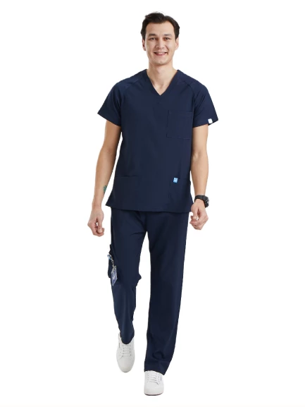 BASIC- Erkek Likralı Lacivert Üniforma Takımı ürün görseli