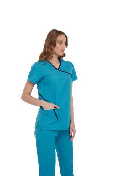 DAISY MEDİKAL ÜNİFORMA TAKIM-YEŞİL - Resim 2