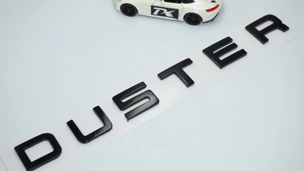 DK Tuning Duster Ön Kaput Siyah ABS 3M 3D Yazı Logo Dacia İle Uyumlu - 3