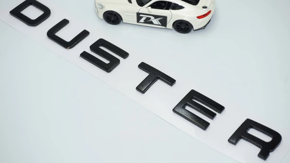 DK Tuning Duster Ön Kaput Siyah ABS 3M 3D Yazı Logo Dacia İle Uyumlu - 5