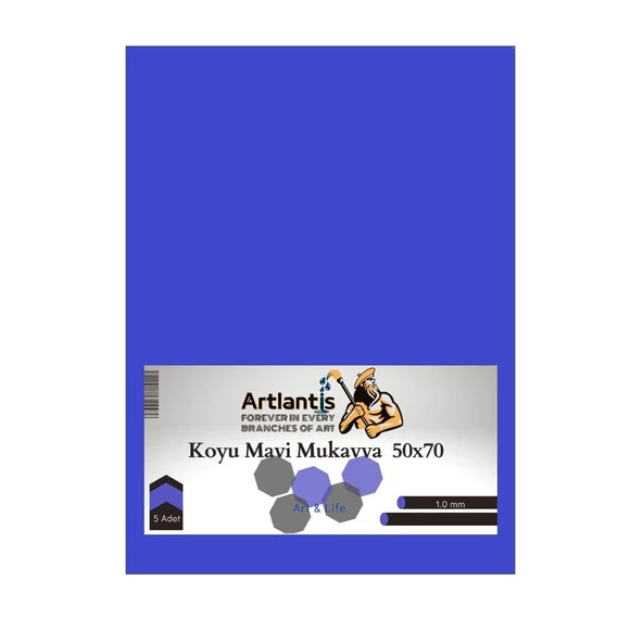 Renkli Mukavva 50x70 5 Adet Artlantis Renkli Mukavva 5 Adet - 6