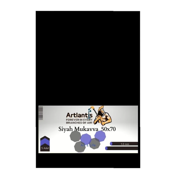 Renkli Mukavva 50x70 5 Adet Artlantis Renkli Mukavva 5 Adet - 12