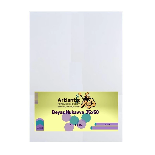 Renkli Mukavva 35x50 5 Adet Artlantis Renkli Mukavva 5 Adet - 3