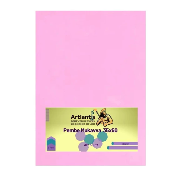 Renkli Mukavva 35x50 5 Adet Artlantis Renkli Mukavva 5 Adet - 10