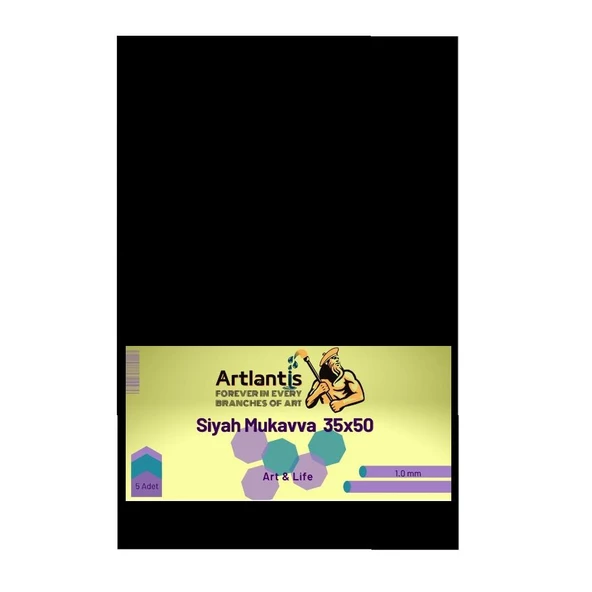 Renkli Mukavva 35x50 5 Adet Artlantis Renkli Mukavva 5 Adet - 12