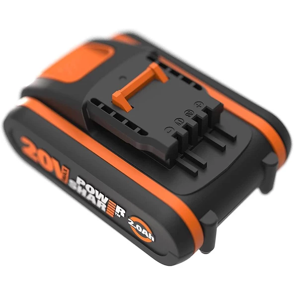 Worx Wa3551 20Volt 2.0Ah. Li-İon Powershare Yedek Akü - 3