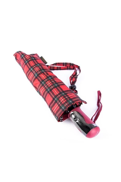 Snotline Kadın Şemsiye Mini Beyaz Puantiyeli Siyah 225l - Resim 6