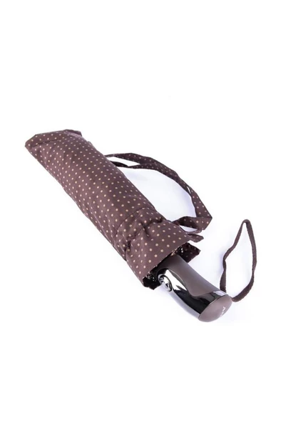 Snotline Kadın Şemsiye Mini Beyaz Puantiyeli Siyah 225l - Resim 8