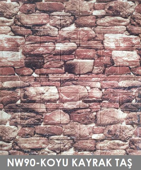 Renkli Duvarlar 11Renk Seçenekli Kendinden Yapışkanlı Duvar Kaplama Kağıdı Paneli - 6