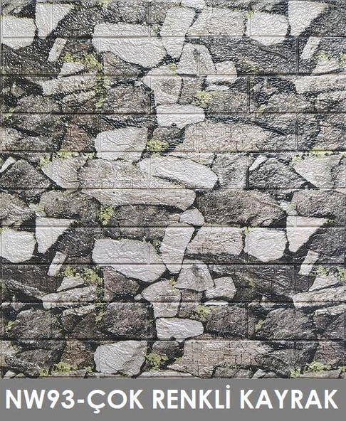 Renkli Duvarlar 11Renk Seçenekli Kendinden Yapışkanlı Duvar Kaplama Kağıdı Paneli - 7