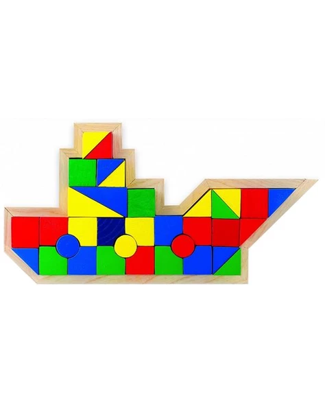 Woodoy Ahşap Yapboz Gemi - 2