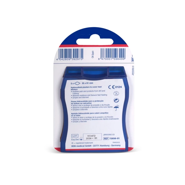 Bsn Coverplast Blisters Topuk Sürtünme Önleyici 35mm x 61mm 5li Paket - 2