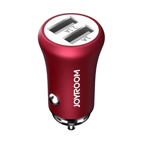 Joyroom JR-F635 5V 3.1A Akıllı Araç Şarj Çift USB Portu Hızlı Şarj Koruma - 7