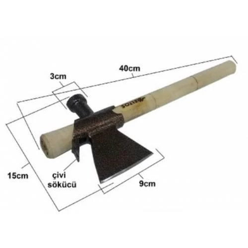 Eltos Rus Tipi Balta Çivi Sökme Kurban Kemik Kesme 800 Gr - 4