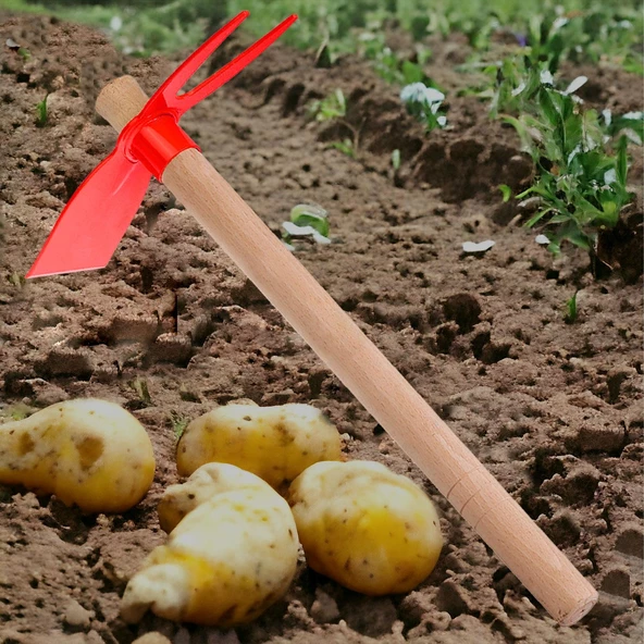 Eltos Saplı Çatal Çapa Bahçe El Çapası 40 cm - 4